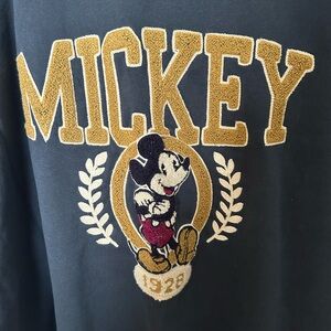 Disney Mickey Mouse Blue and Gold Sweatshirt